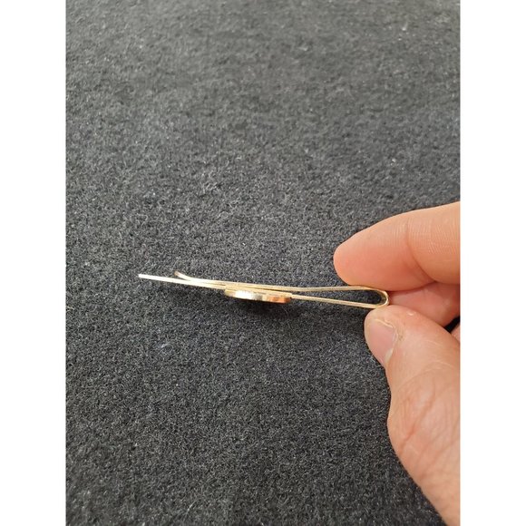 Vintage Tie Bar Clip: N Letter Initial - Picture 4 of 8